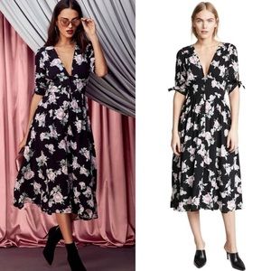 Printed Love of My Life Midi Dress
